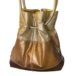 Metallic Gold and Bronze Vintage Purse.
